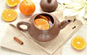 Чай на основе корок апельсина
